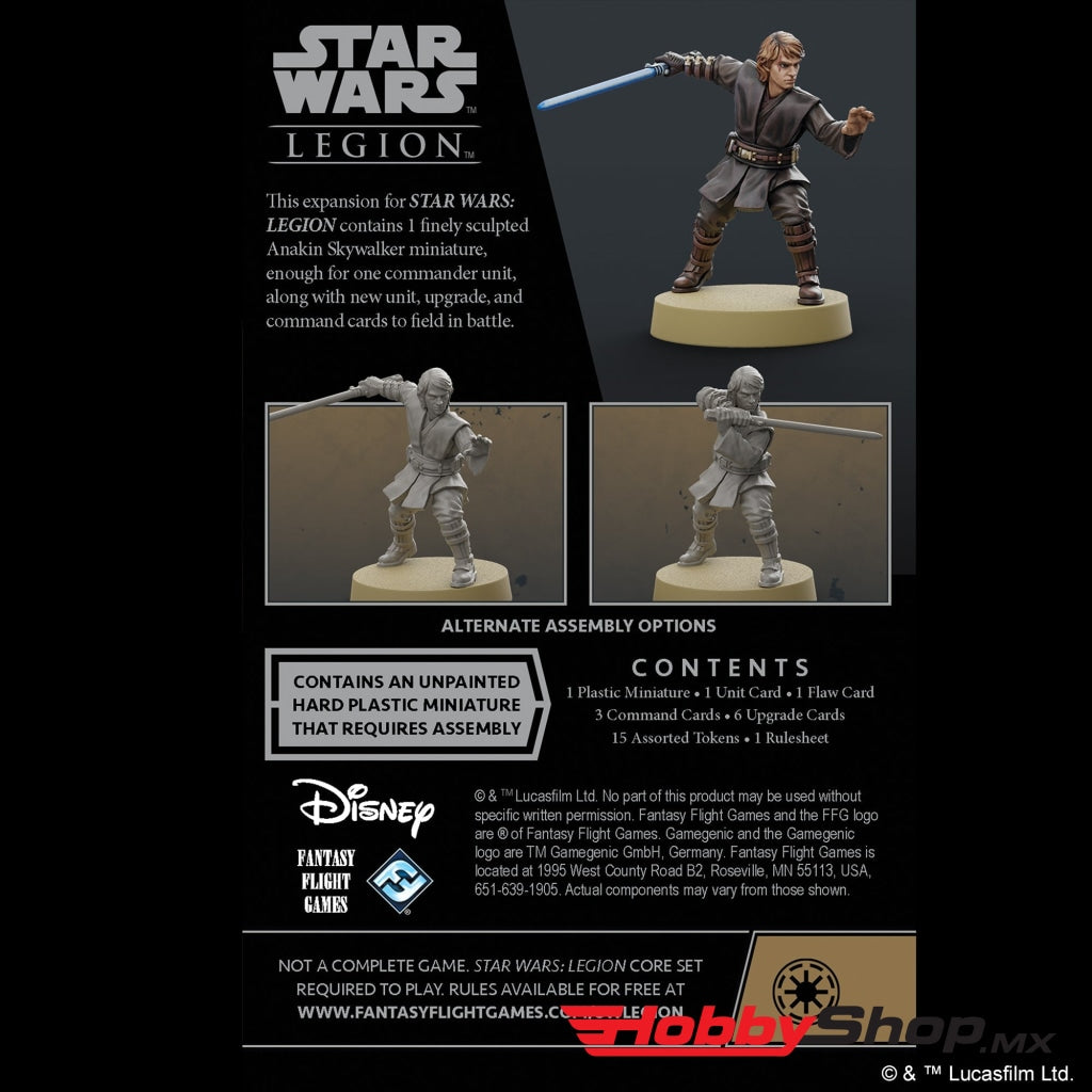 Asmodee - Star Wars: Legion Anakin Skywalker Commander En Existencia