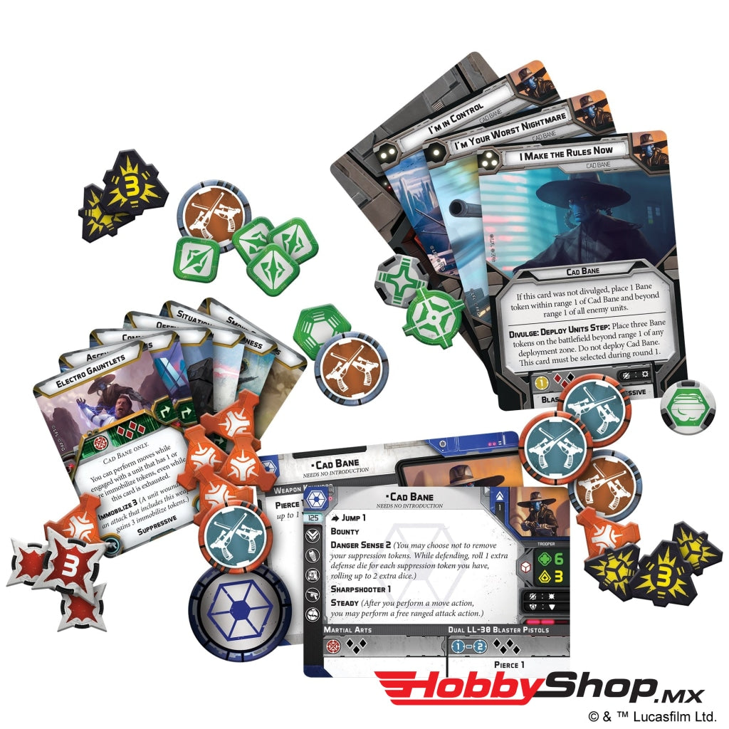Asmodee - Star Wars: Legion Cad Bane Operative Expansion En Existencia