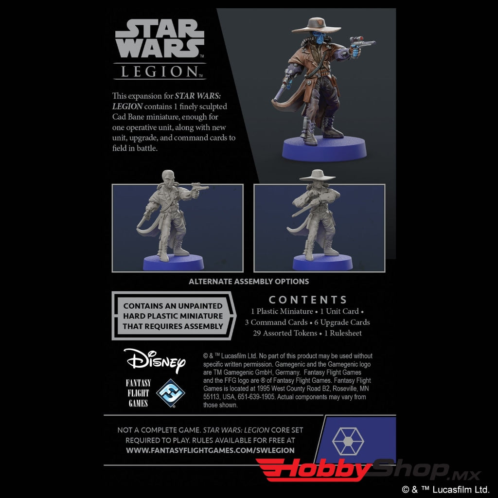 Asmodee - Star Wars: Legion Cad Bane Operative Expansion En Existencia