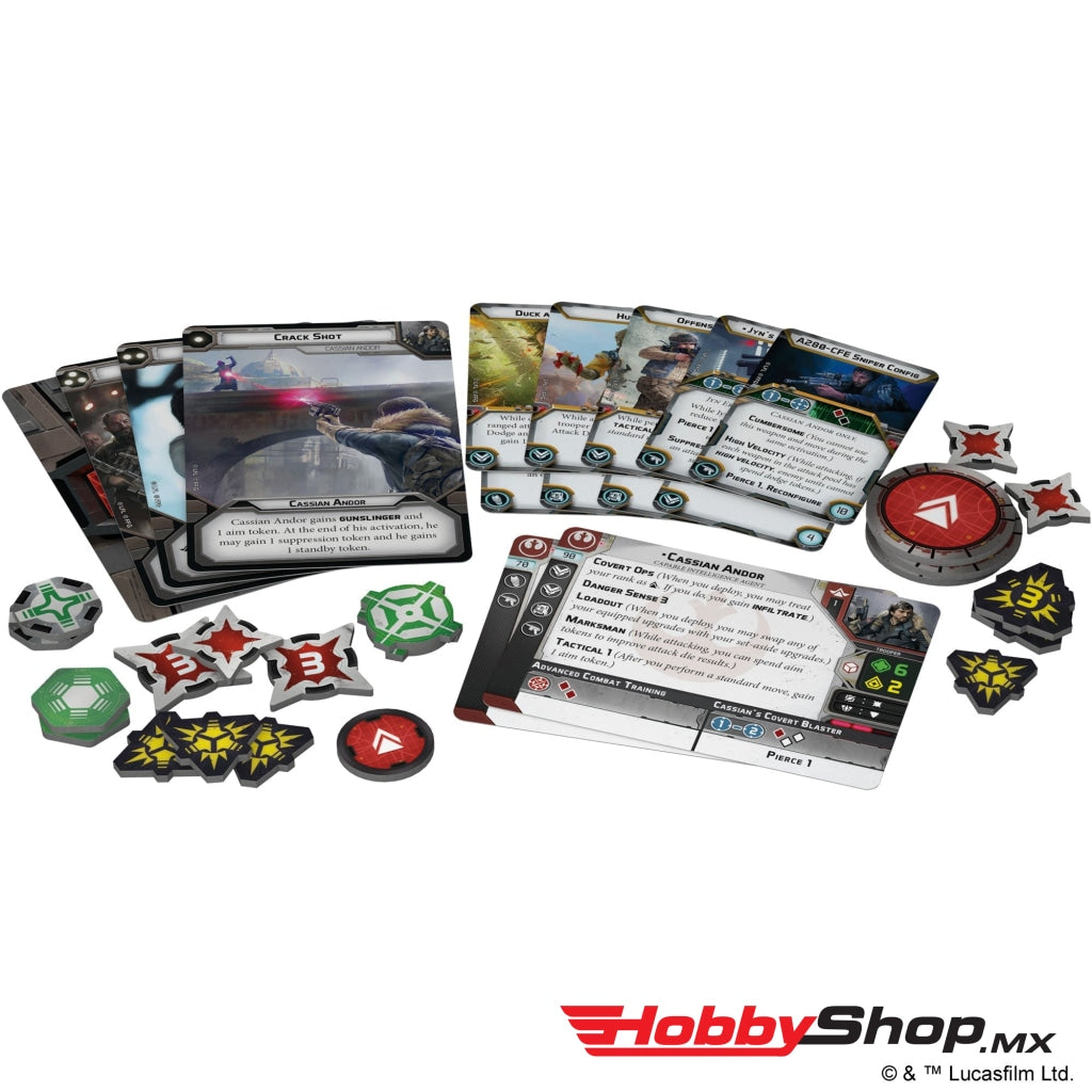Asmodee - Star Wars: Legion Cassian Andor And K-2So En Existencia