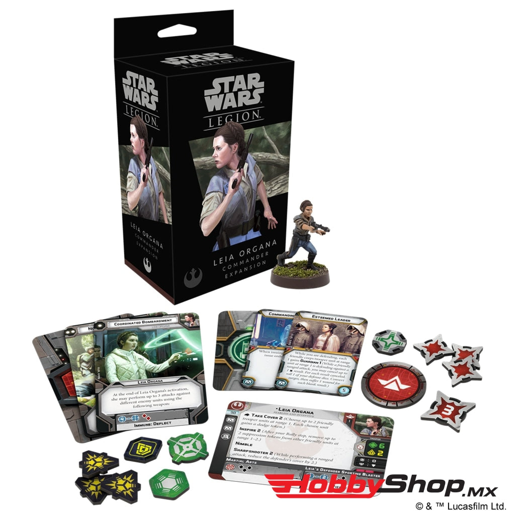 Asmodee - Star Wars: Legion Leia Organa Commander Expansion En Existencia