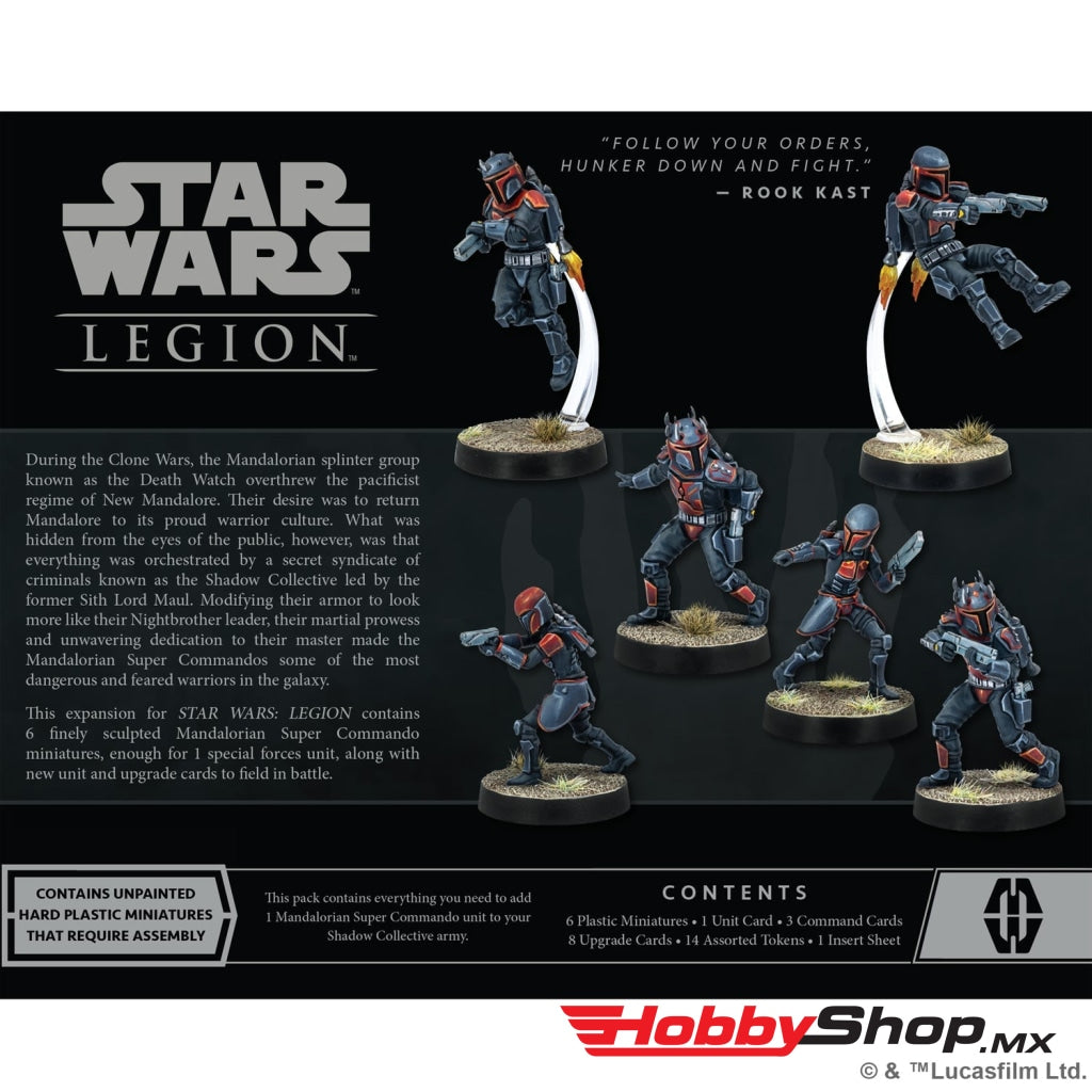 Asmodee - Star Wars: Legion Mandalorian Super Commandos En Existencia