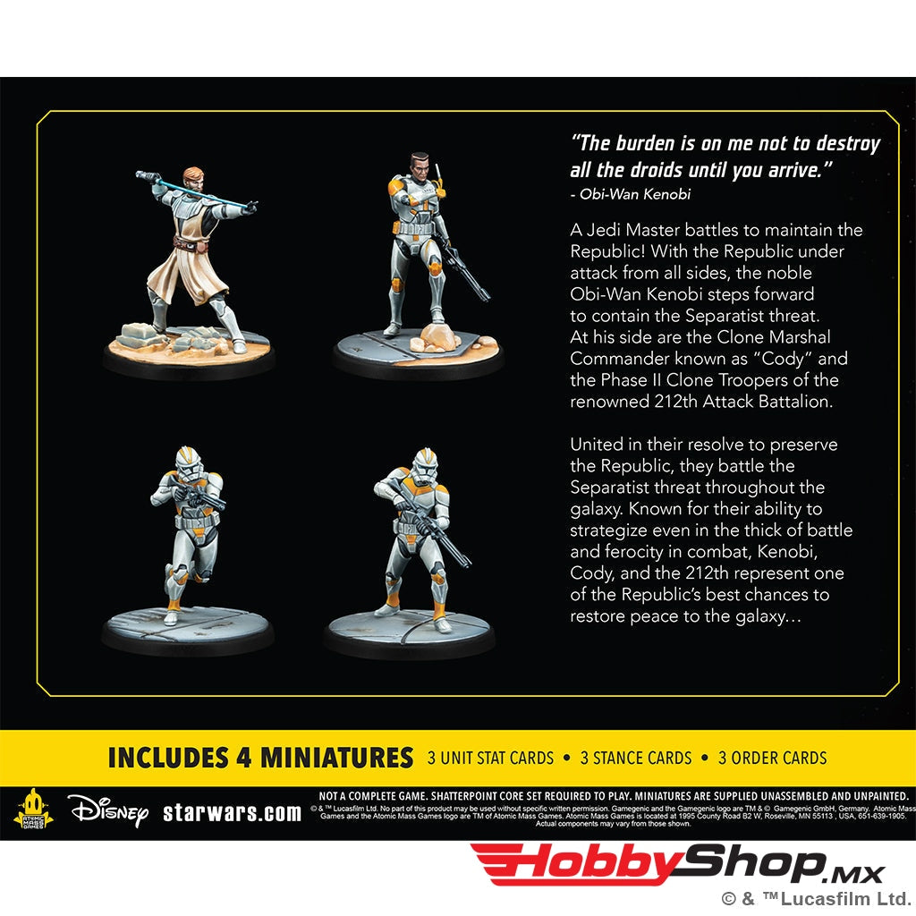 Asmodee - Star Wars Shatterpoint Hellow There Squad Pack (Inglés) En Existencia