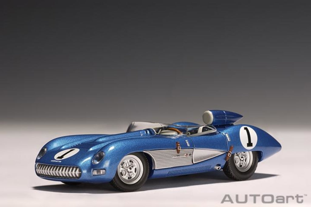 Autoart - Chevrole Corvette Ss 1957 Azul En Existencia