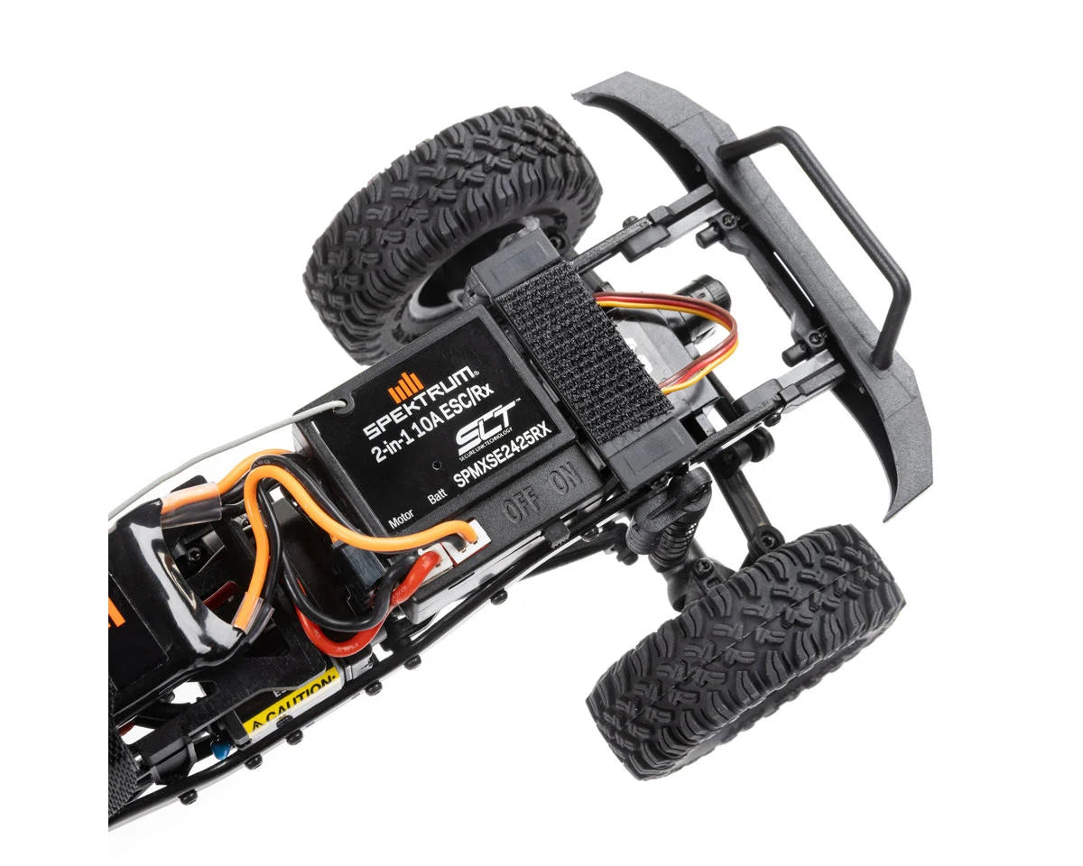 Axial - 1/24 SCX24 Base Camp 4X4 RTR Brushed Rock Crawler (Battery & Charger Included), Blue