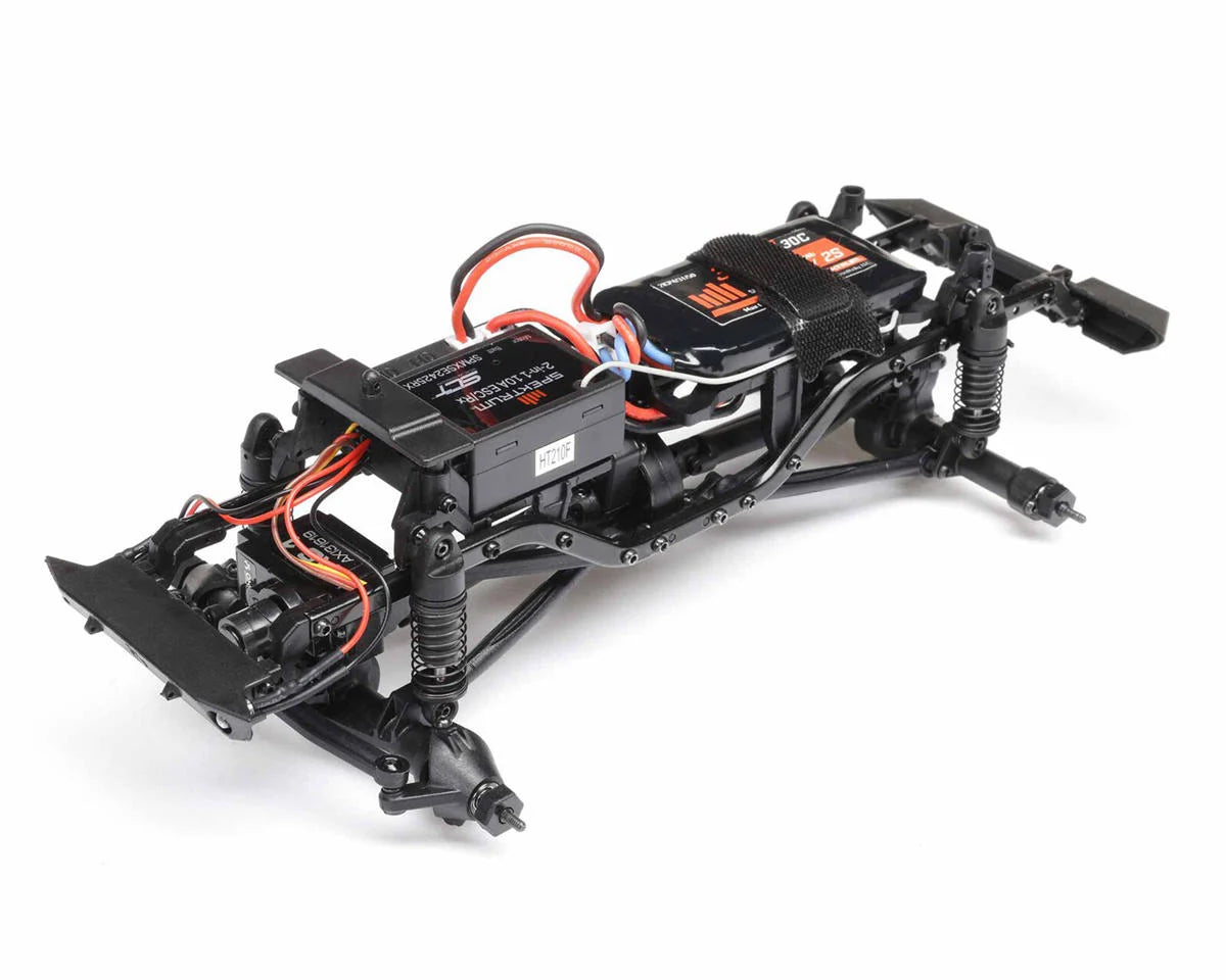 Axial - 1/24 SCX24 2019 Jeep Wrangler JLU CRC 4X4 RTR Brushed Rock Crawler (Battery & Charger Included), Gray