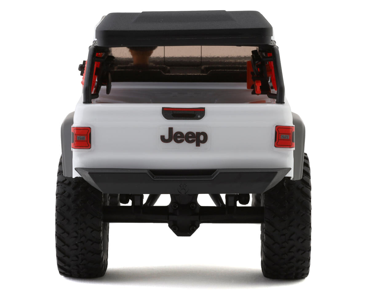 Axial - SCX24 Jeep JT Gladiator 4X4 RTR Brushed Rock Crawler (Battery & Charger Included), White