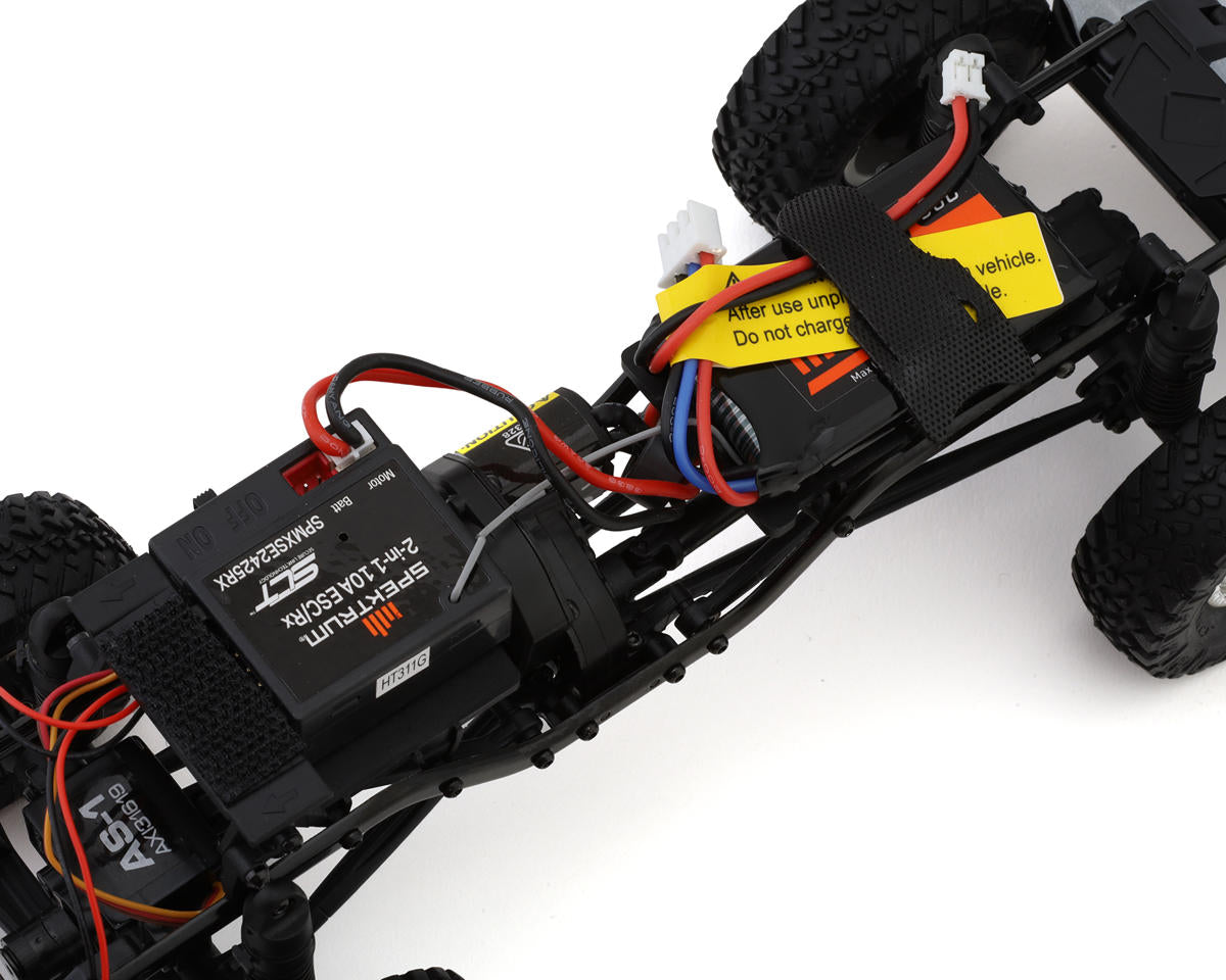 Axial - SCX24 Jeep JT Gladiator 4X4 RTR Brushed Rock Crawler (Battery & Charger Included), White