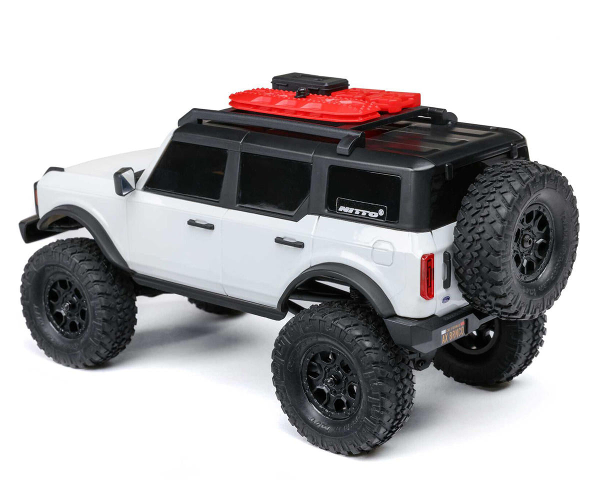 Axial - SCX24 Ford Bronco 4X4 RTR Brushed Rock Crawler (Battery & Charger Included), White