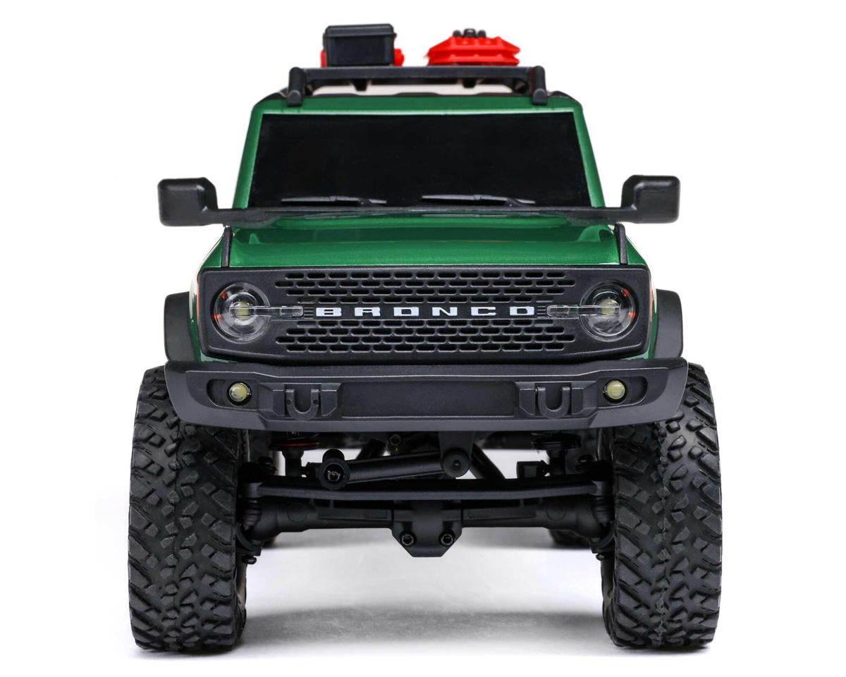 Axial - 1/24 SCX24 Ford Bronco 4X4 RTR Brushed Rock Crawler (Battery & Charger Included), Green