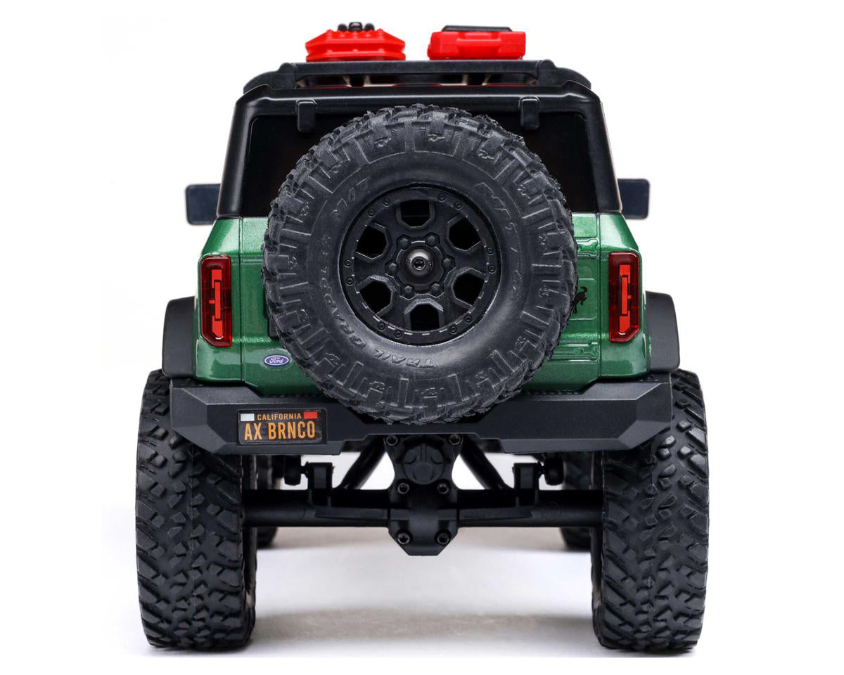 Axial - 1/24 SCX24 Ford Bronco 4X4 RTR Brushed Rock Crawler (Battery & Charger Included), Green