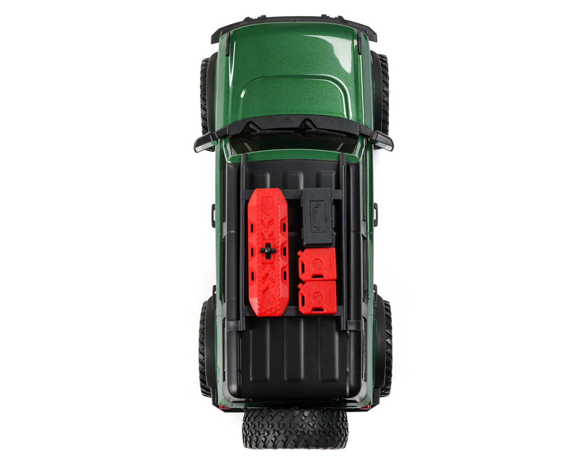 Axial - 1/24 SCX24 Ford Bronco 4X4 RTR Brushed Rock Crawler (Battery & Charger Included), Green