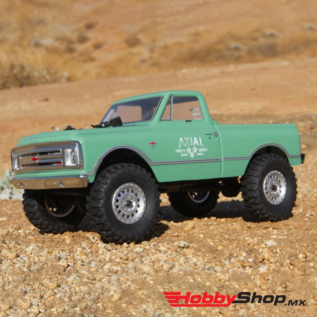 Axial - 1/24 Scx24 1967 Chevrolet C10 4Wd Truck Brushed Rtr Light Green En Existencia