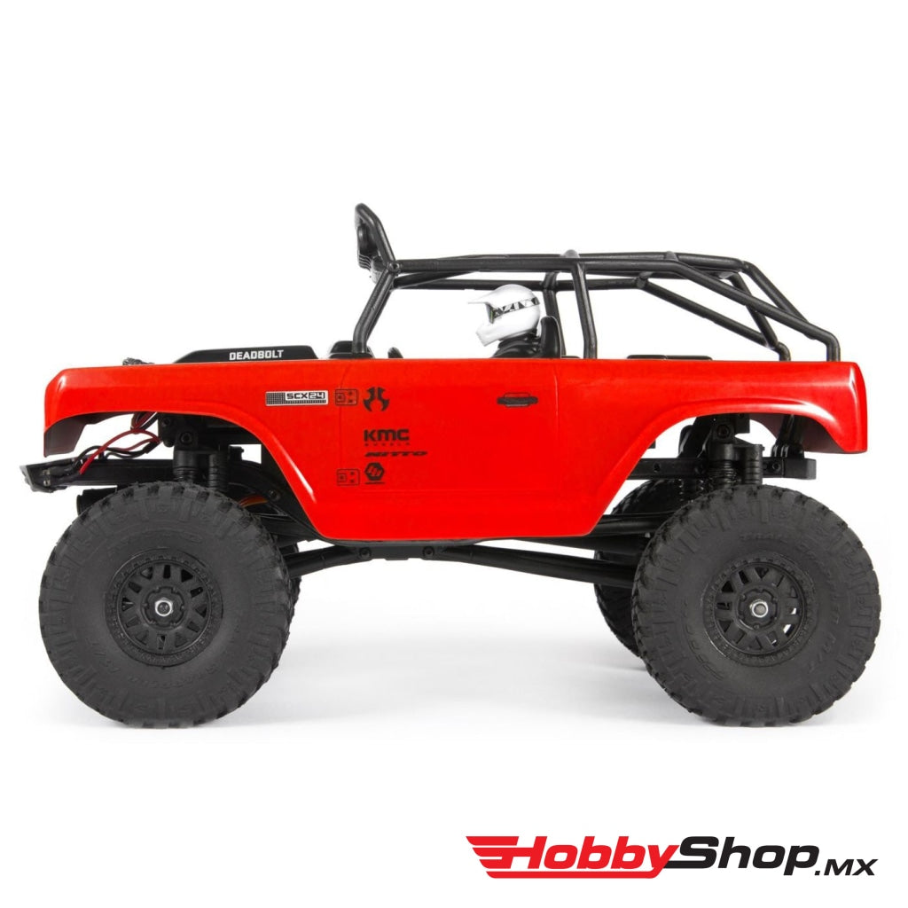 1/24 Scx24 Deadbolt 4Wd Rock Crawler Brushed Rtr Red Axi90081T1 En Existencia