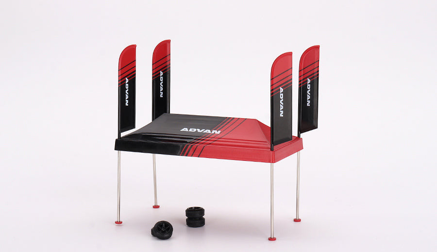 Mini GT - Paddock Service Tent Set - ADVAN 1/64