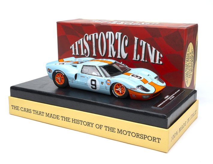 NSR - Ford GT40 MkI - #9 Rodriguez/Bianchi - '68 Le Mans Winner - Historic Line - Análogo, escala 1/32