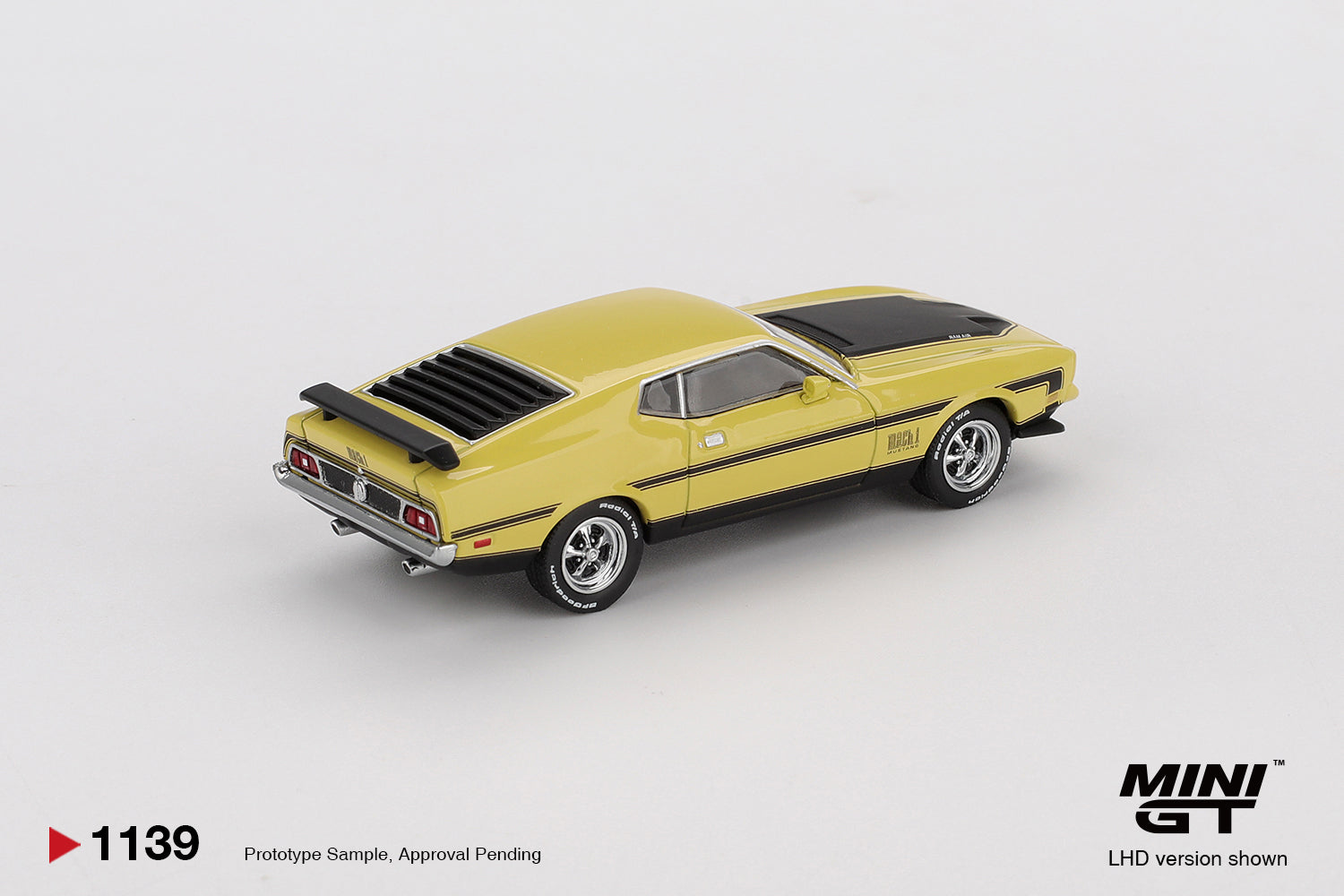 Mini GT - Ford Mustang Mach1 Grabber Yellow 1/64
