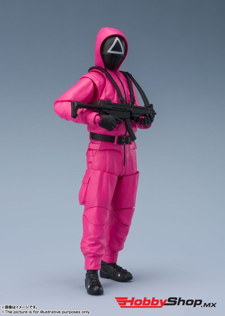 Bandai - S.h.figuarts Squid Game Masked Soldier El Juego Del Calamar En Existencia