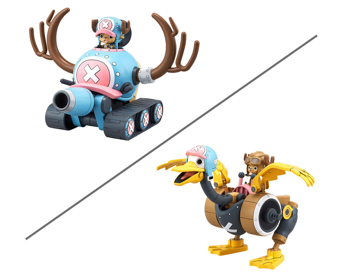 Bandai - Chopper Robot 1 & 2 "One Piece" Action Figure Model Kit (Tank/Wing)