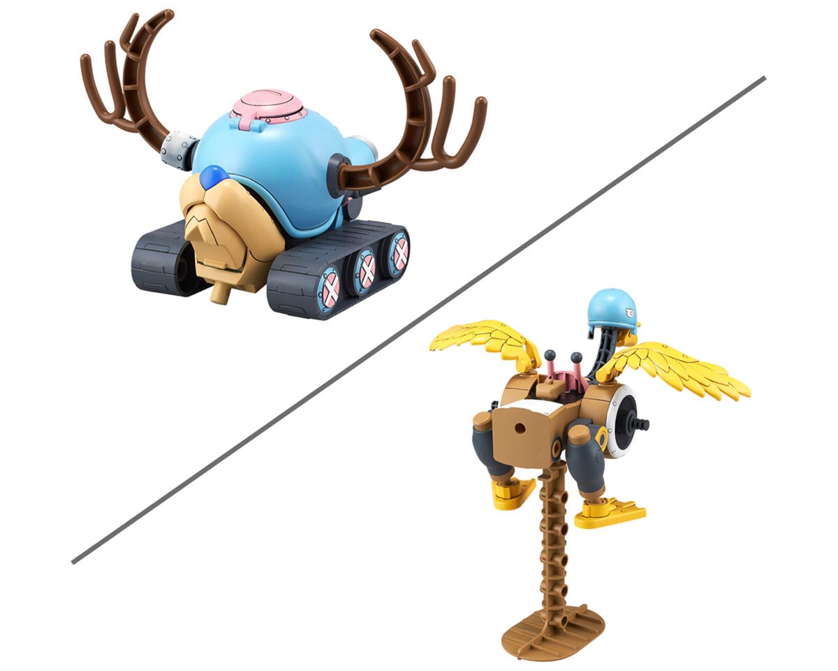 Bandai - Chopper Robot 1 & 2 "One Piece" Action Figure Model Kit (Tank/Wing)