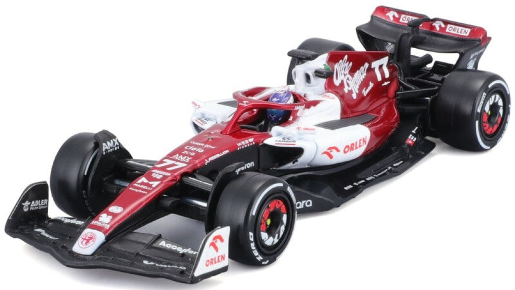 Bburago - Alfa Romeo F1 C42 Team Orlen Racing #77 Bahrain Gp 2022 Valtteri Bottas Escala 1:43 En