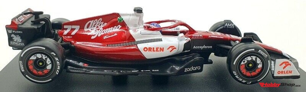 Bburago - Alfa Romeo F1 C42 Team Orlen Racing #77 Bahrain Gp 2022 Valtteri Bottas Escala 1:43 En