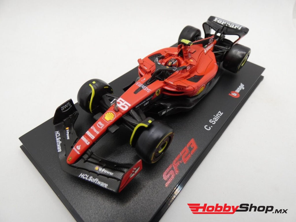 Bburago - Carlos Sainz Ferrari 2023 #55 Escala 1:43 En Existencia