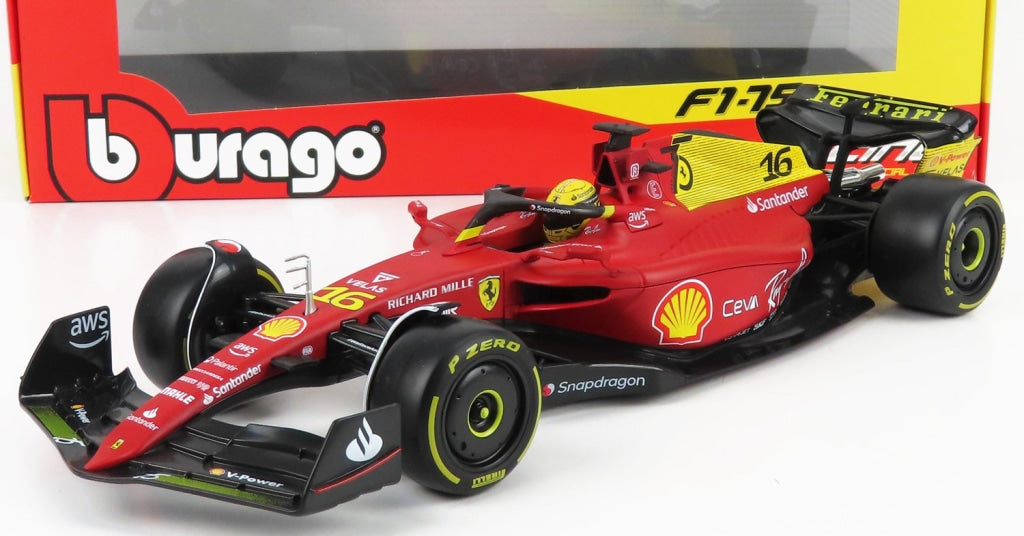 Bburago - Italian Gp Giallo Modena Special Edition #55 C. Leclerc Escala 1:18 En Existencia