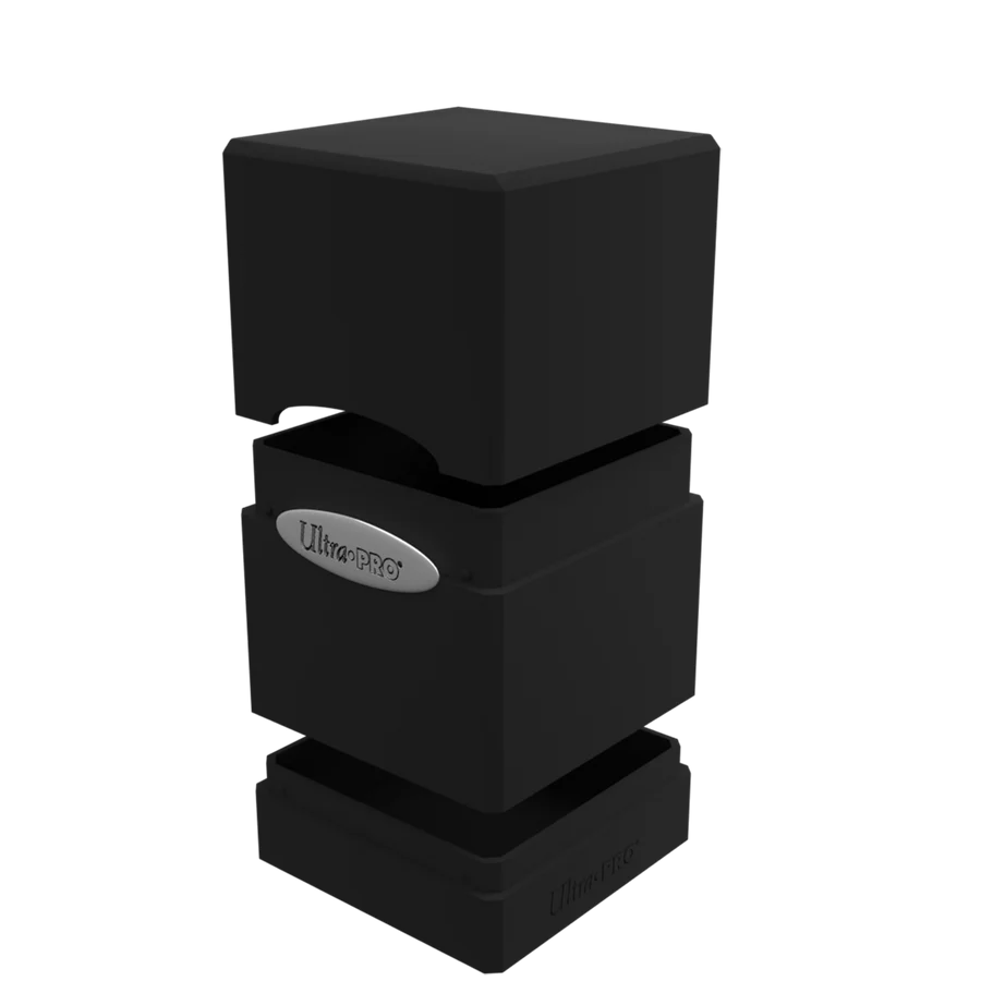 Ultra Pro: Classic SATIN Tower Deck box Jet Black