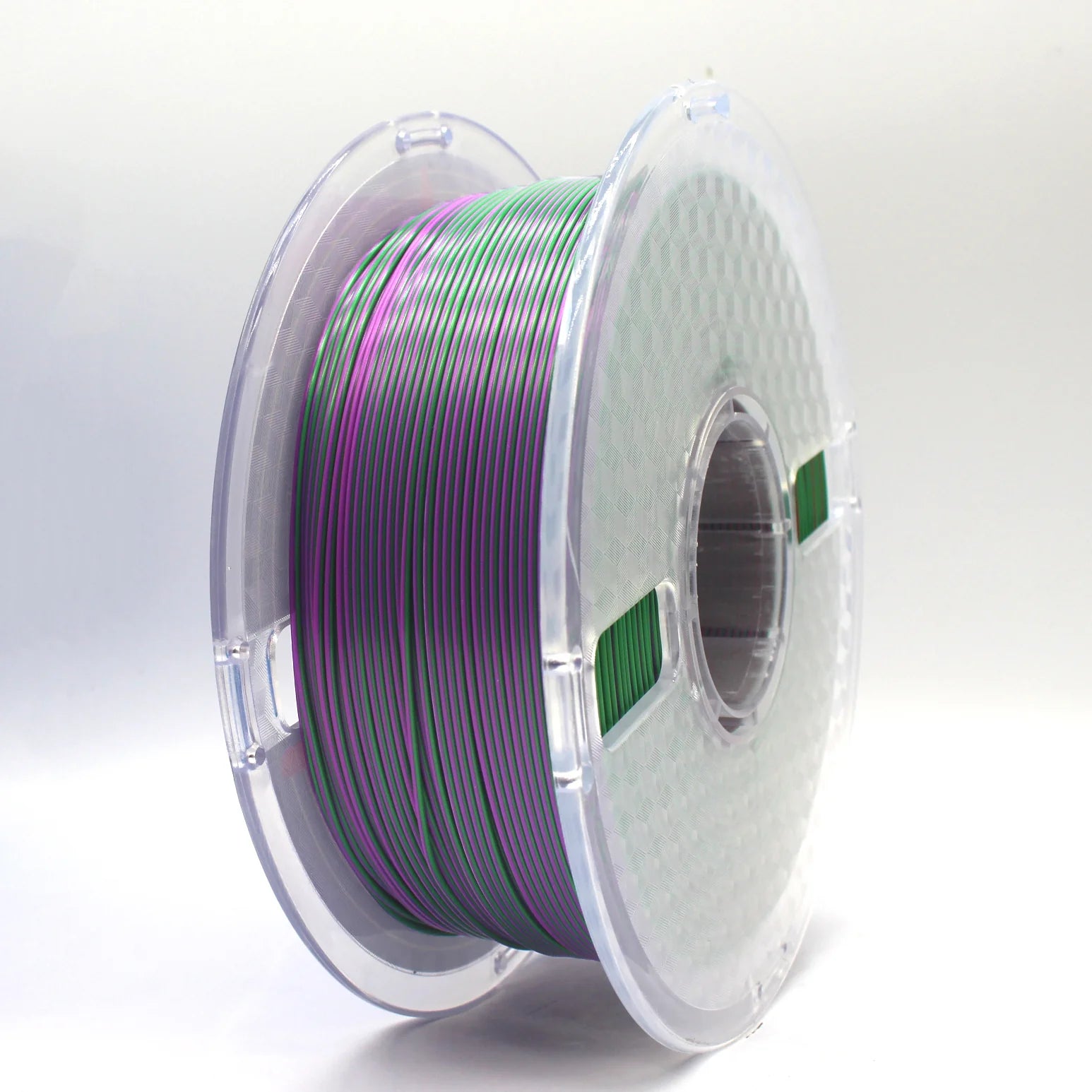 México Makers - Filamento PLA Creative Tri Azul+Verde+Morado para Impresora 3D