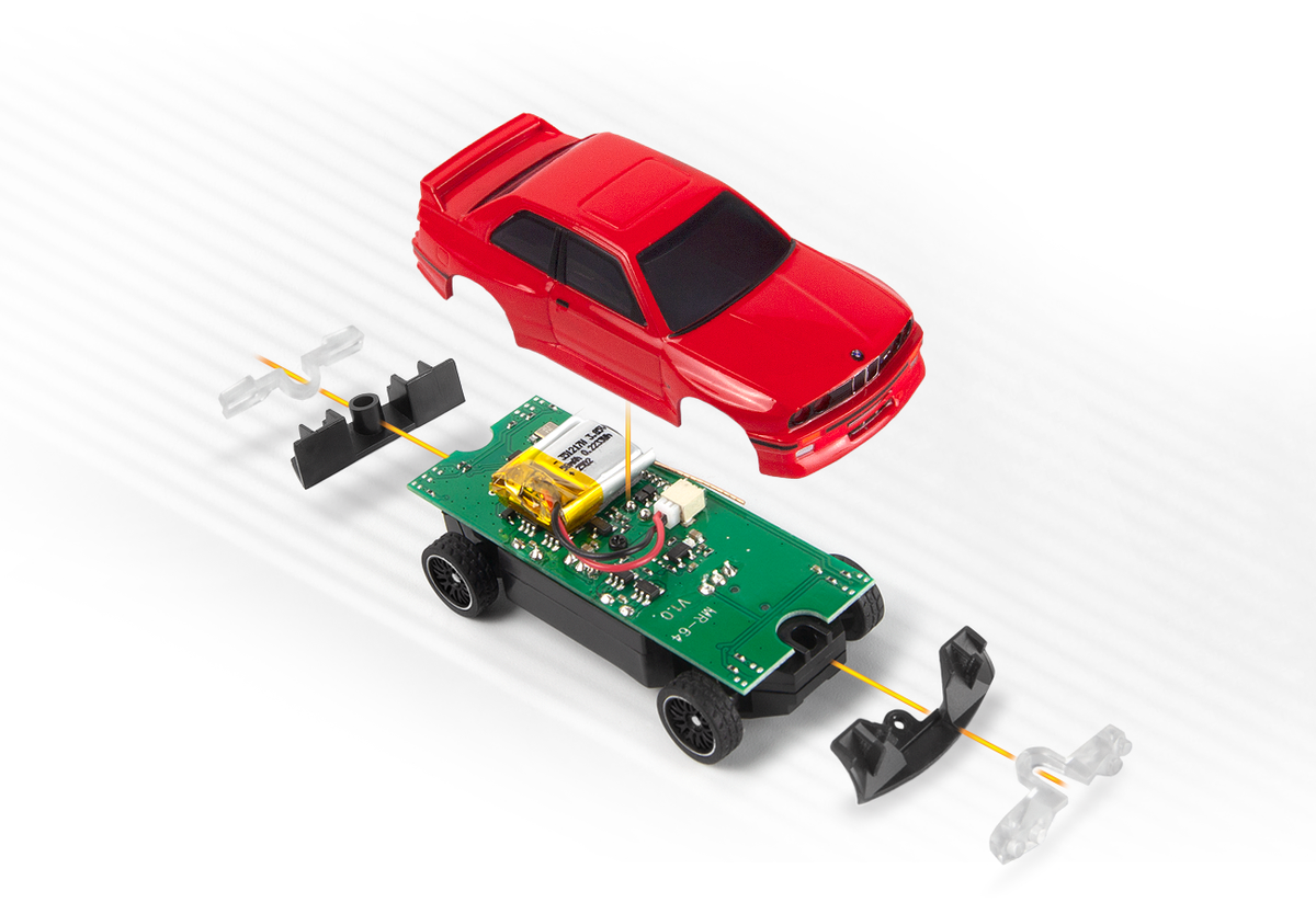 HPI Racing - Nano-TTR 1989 BMW M3 E30 Ravaglia - Red