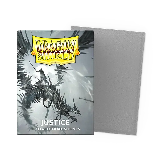 Arcane Tinmen - Dragon Shield - Justice - Dual Matte Sleeves - Standard Size
