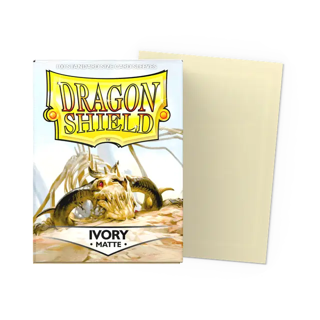 Arcane Tinmen - Dragon Shield - Ivory - Matte Sleeves - Standard Size