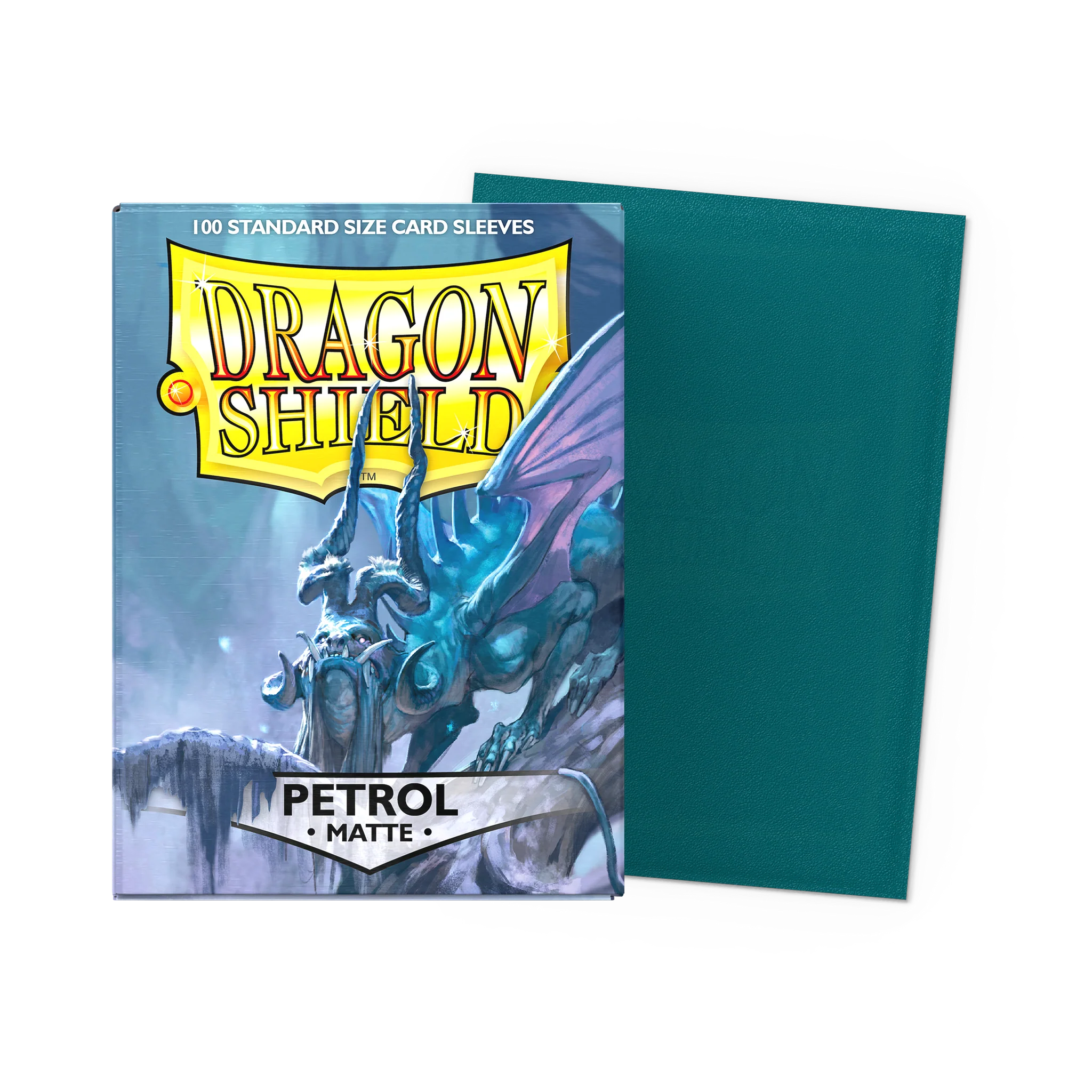 Arcane Tinmen - Dragon Shield - Petrol - Matte Sleeves - Standard Size
