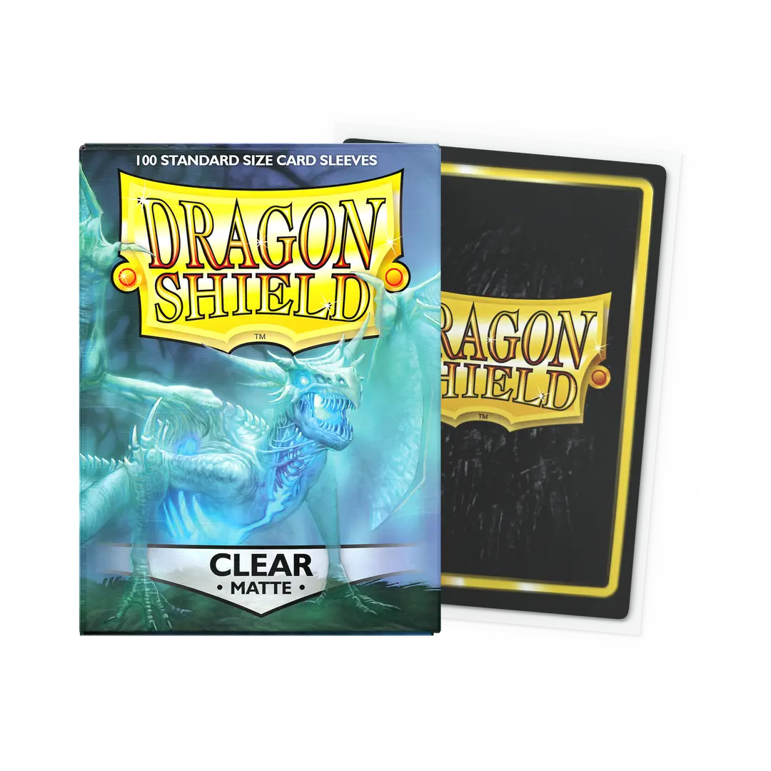 Arcane Tinmen - Dragon Shield - Clear - Matte Sleeves - Standard Size