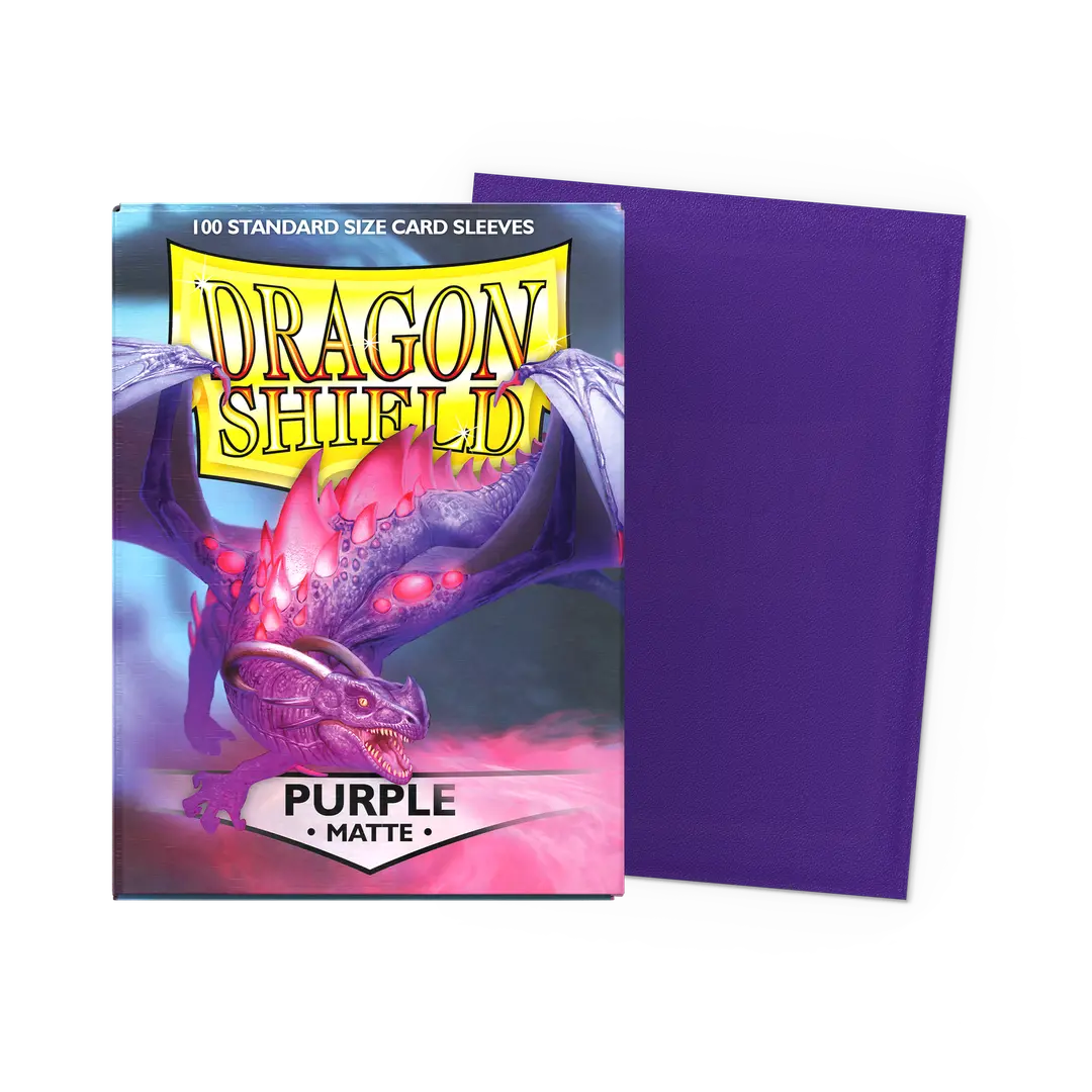 Arcane Tinmen - Dragon Shield - Purple - Matte Sleeves - Standard Size