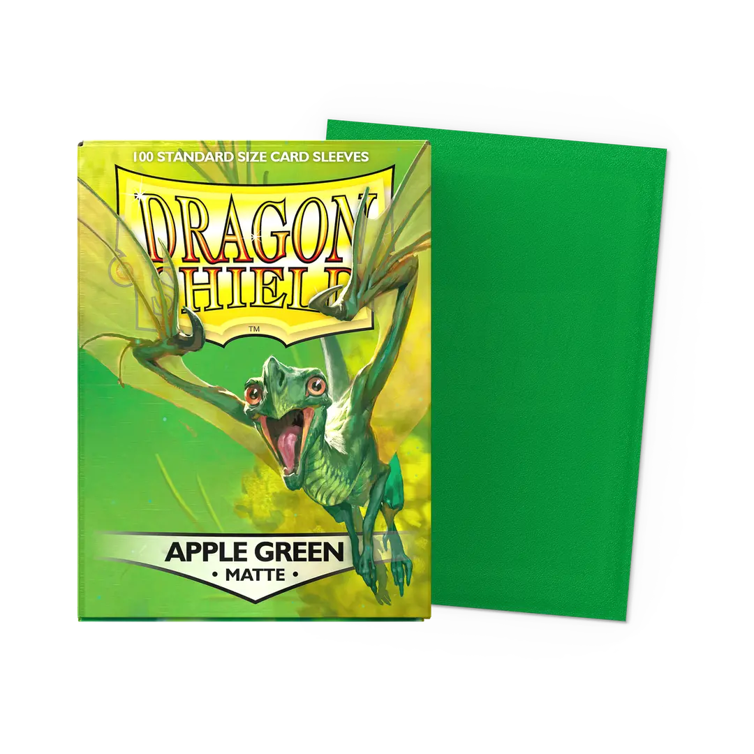 Arcane Tinmen - Dragon Shield - Apple Green - Matte Sleeves - Standard Size