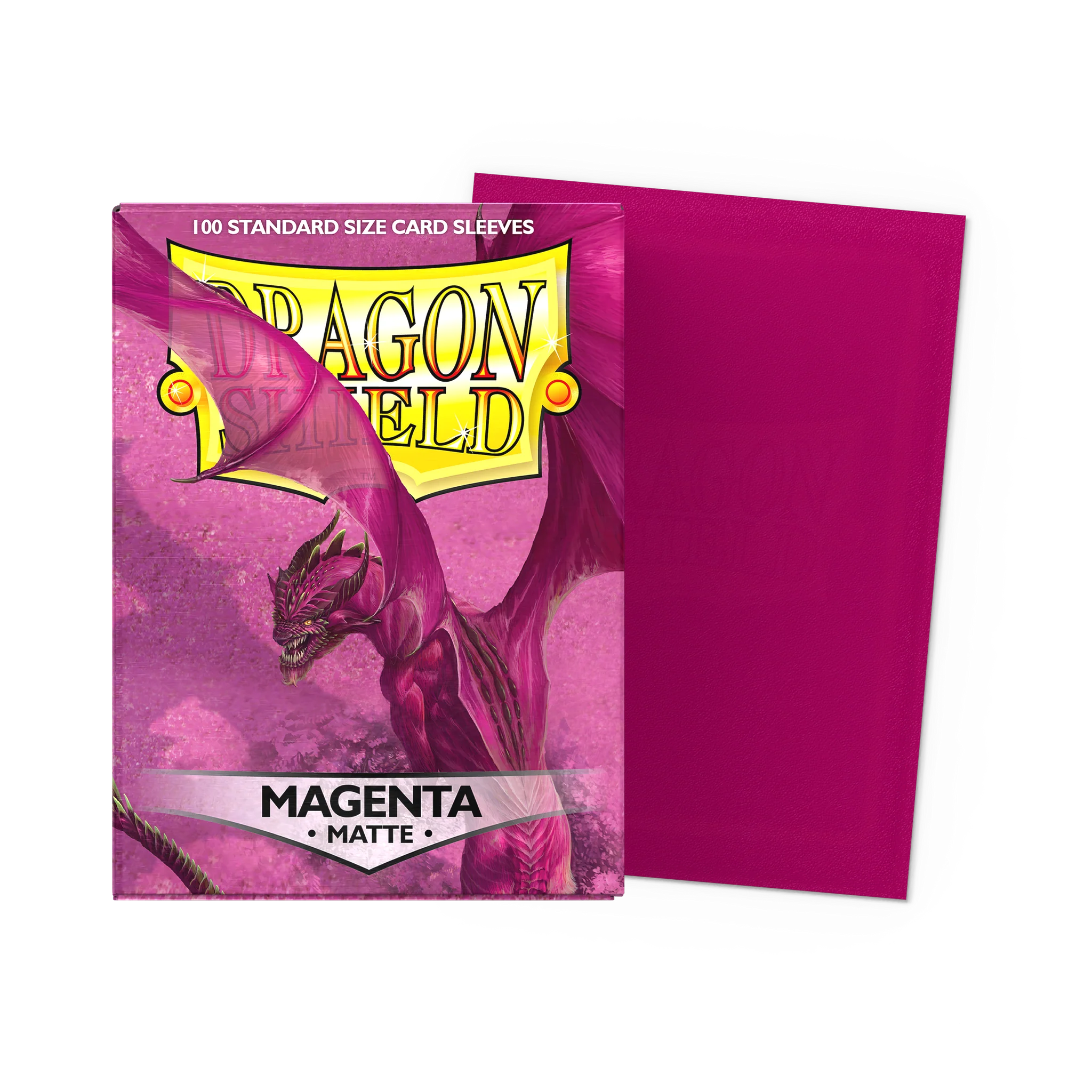 Arcane Tinmen - Dragon Shield - Magenta - Matte Sleeves - Standard Size