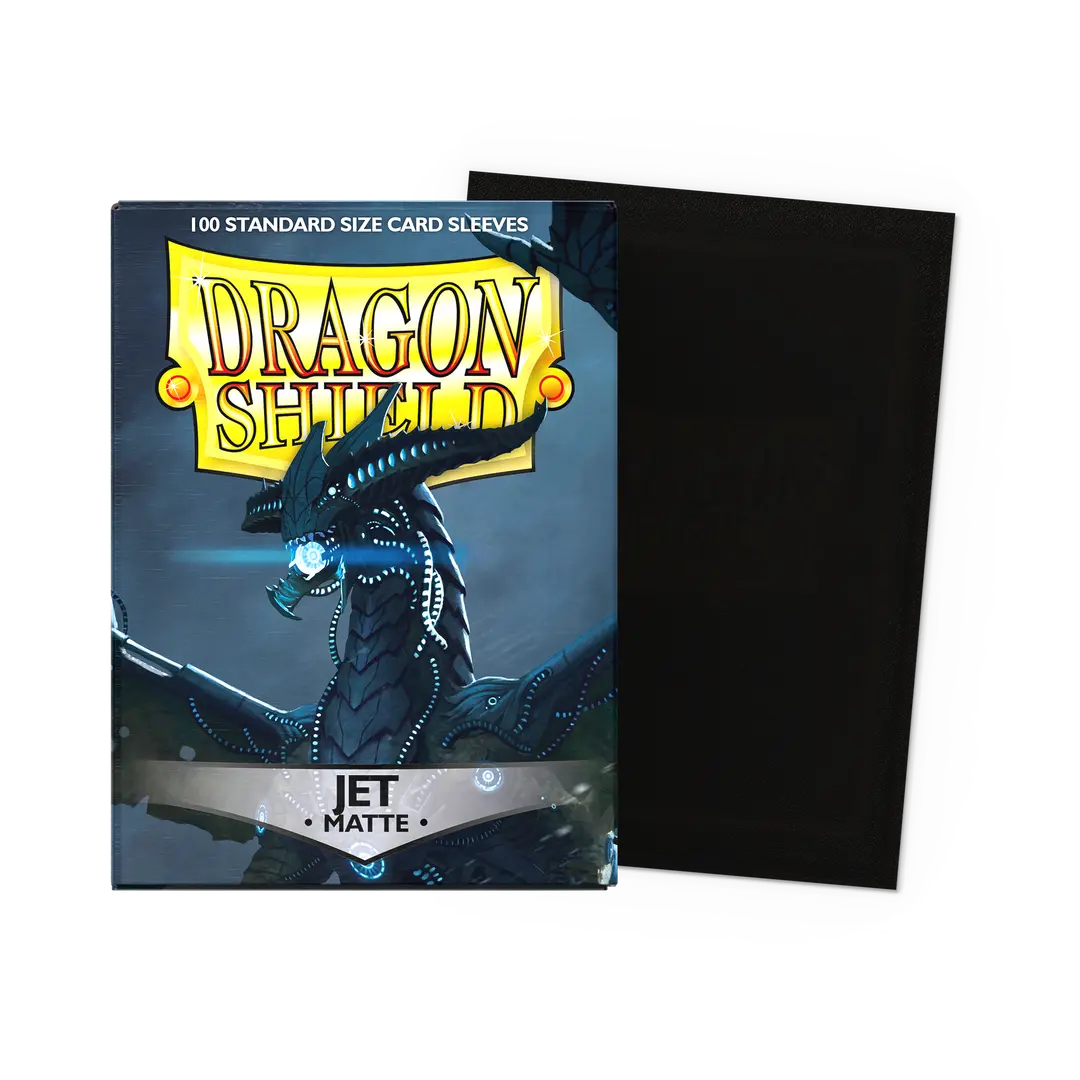 Arcane Tinmen - Dragon Shield - Jet - Matte Sleeves - Standard Size