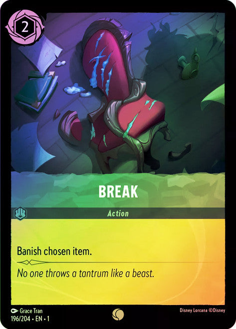 Carta Lythos - Rock Titan,Set Into the Inklands, Número de Tarjeta 180 , Color Steel, Rarity Uncommon