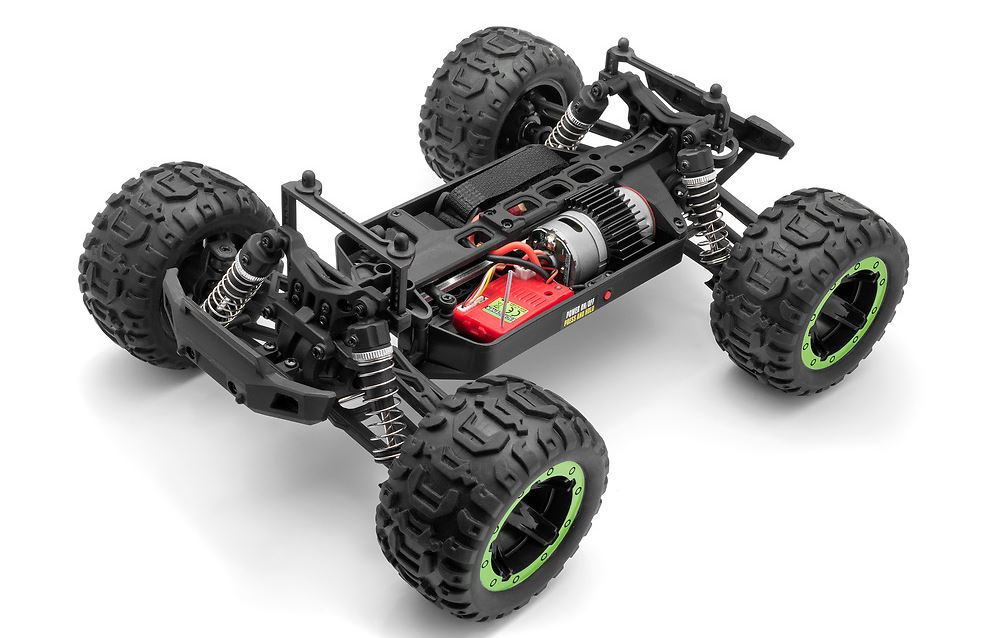 BlackZon - Slyder MT 1/16th RTR 4WD Electric Monster Truck - RTR - Green