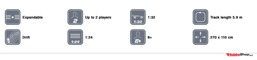 Carrera - Mario Kart Evolution Escala 1/32 En Existencia