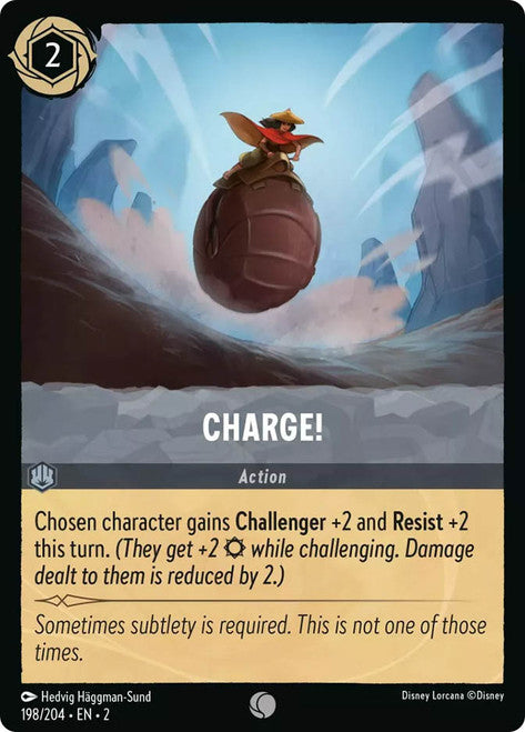 Carta Charge!,Set Rise of the Floodborn , Número de Tarjeta 198 , Color Steel, Rarity Common