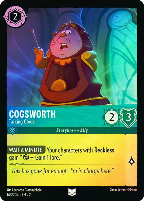 Carta Pegasus - Flying Steed,Set Ursula´s Return, Número de Tarjeta 120 , Color Ruby, Rarity Common