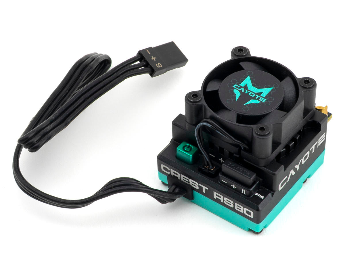 Cayote - Crest RS80 1/10 Stock 80A Sensored Brushless Competition ESC