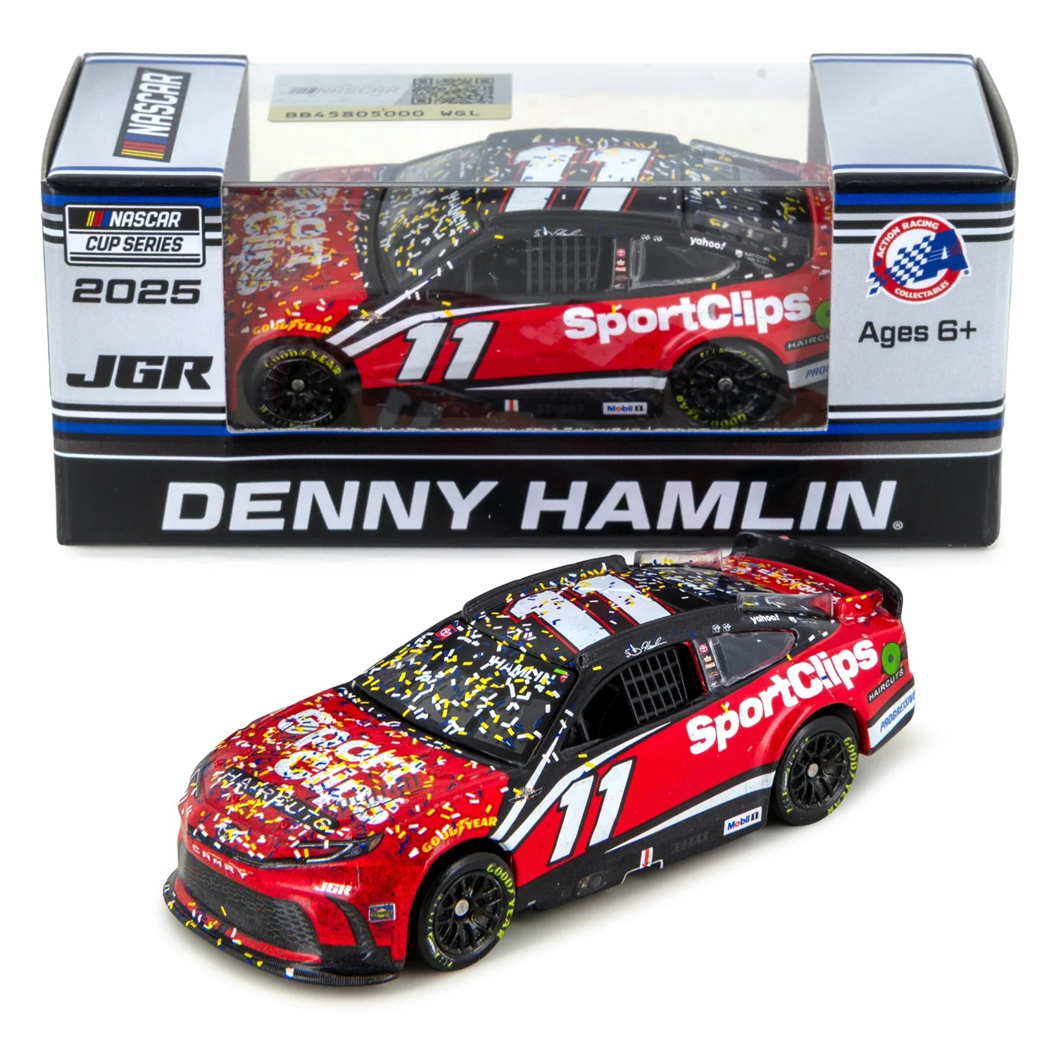 Lionel Racing - Denny Hamlin #11 Sport Clips Throwback Darlington Win 2025 Camry, escala 1:64