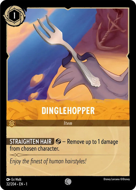 Carta Dinglehopper,Set The First Chapter, Número de Tarjeta 32 , Color Amber, Rarity Common