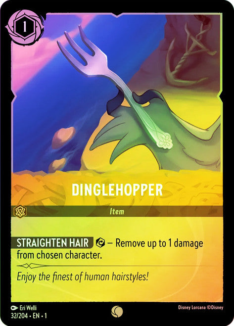 Carta Piglet - Pooh Pirate Captain,Set Into the Inklands, Número de Tarjeta 16 , Color Amber, Rarity Super Rare