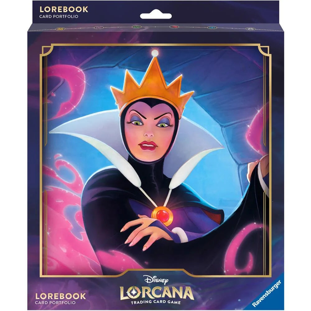 Ravensburger - Disney Lorcana: The Evil Queen Lore Book (Card Portafolio)