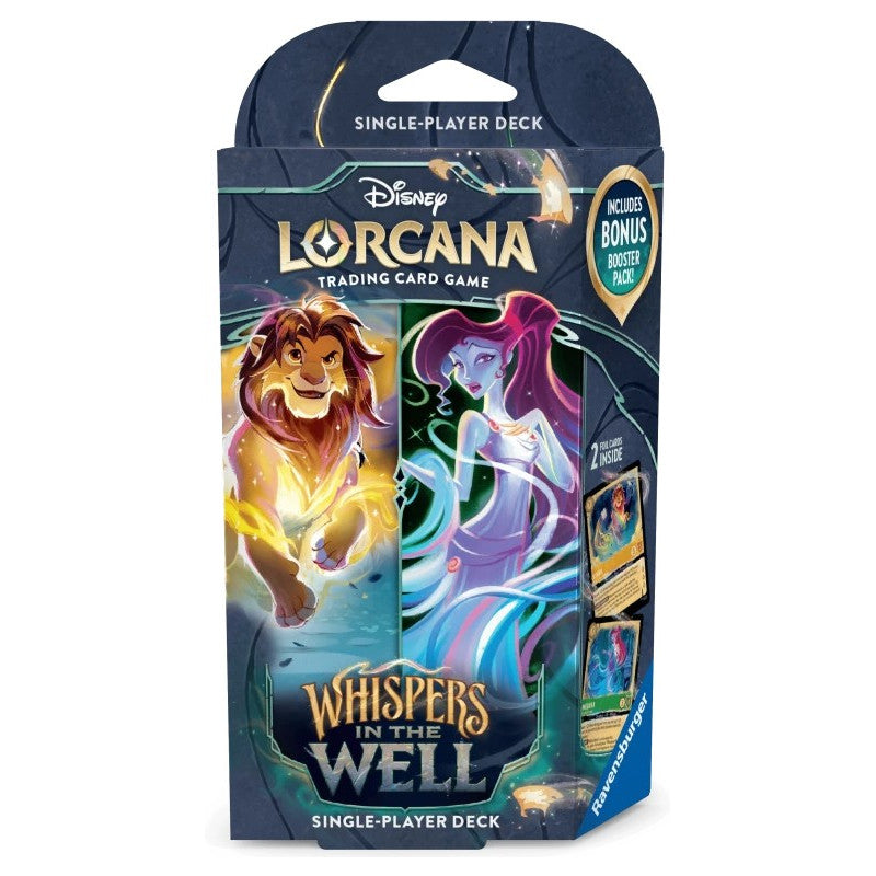Ravensburger - Disney Lorcana: Whispers In The Well - Starter Deck (Amber & Emerald)